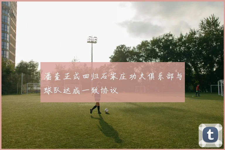 潘奎正式回归石家庄功夫俱乐部与球队达成一致协议